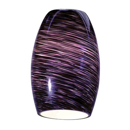 ACCESS LIGHTING Chianti, Glass Shade, Purple Swirl Glass 978ST-PLS